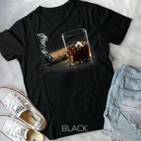 Cigar and Bourbon T-shirt Great Gift for Cigar Lounge Unisex Form T-shirt S