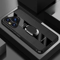 For Huawei Pura 90 Pro Max Magnetic Ring Stand Cover For Pura 90 Pro Max Luxury PU Leather Soft Silicone Shockproof Cover Bumper For Pura 90 Pro juoda