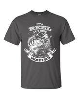 It REEL Out Here In These Waters T-shirt Funny Fishing Shirt Dad Shirt Gift XXXXL