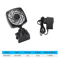 Adjustable Angle Fish Tank Cooling Fan Quiet Energy Efficient Fish Tank Cooler Low Noise Single Head Temperature Control