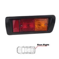 Galinio buferio galinio rūko žibinto korpusas Tinka Toyota Land Cruiser Prado J90 J95 1996 - 2002 Be lemputės Automobilio aksesuarai Right