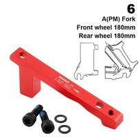 Ultralight Disc Brake Converter Adaptor a/B Pillar Adaptor Bracket  140mm 160mm 180mm 203mm 6-Red
