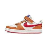 Nike Court Borough Low 2 PS Sail Hot Curry Kids Sneakers Cream Game-Royal University-Red BQ5451-119 29.5