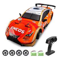 Nuotolinio valdymo pultas Drift Car Nuotolinio valdymo automobilis 1/16 2,4 GHz nuotolinio valdymo lenktyninis automobilis su lengvais vaikais 2 battery raudona