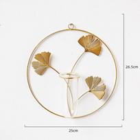Ginkgo Biloba With Test Tube Wall Decoration Pendant Plants Hydroponic Home Vase