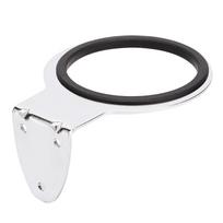 Wall Mount Stainless Steel Electroplating Hair Dryer Holder Organizer Blower Rack(Hair Dryer Holder