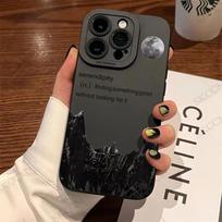 Gothic Style Black Lip Phone Case For iPhone 15 14 13 12 11 Pro Max XS X XR 7 8 Plus SE 2020 Mini Shockproof Soft Silicone Cover iPhone 12 Mini