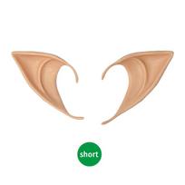 1 Pair Halloween Elf Ears Cosplay Props  Elf Ears Props Vampire Fake Ears Props 10cm ruda