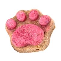 Cat Snack Biscuits Freeze-Dried Cats Oral Cleaning Snacks Pet Kitten Cat Claw Shape Training Reward Snacks for Cat Dogs rožinė