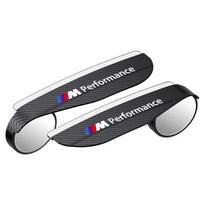 2x Automobilio galinio vaizdo veidrodėlio lietaus antakis skydelis Mažas apvalus veidrodėlis BMW X3 X5 M5 M3 E46 E90 E60 F10 E39 F30 E36 G30 E87 E70 E91 E30