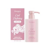 Curly Hair Care Setting Cream, Natural Fluffy Shiny Bangs Curly Hairstyle