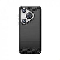 Phone Case For Huawei Pura 70 ,flexible Tpu Fiber Protective Cover For Huawei Pura 70 juoda
