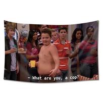 New Noah Munck Gibby iCarly Comedy Character Tapestry Wall Hanging Decor For Fans Bedroom Dorm 74x94cm(29x37in)