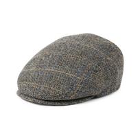 FEINION Men's Wool Blend Newsboy Cap 8 Panel Ivy Tweed Cabbie Flat Hat Irish Baker Boy Cap 57