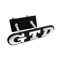 drmzw3 3D Metalinis GTD Priekinės Grotelės Ženklelis Lipdukas Polo Golf 5 6 7 CC Passat Jetta MK4 MK5 MK6 Automobilio Stilius sidabras