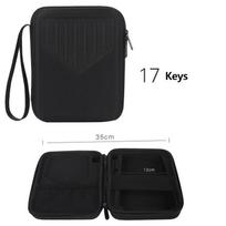 Kalimba Storage Box Universal 17/21 Keys Mini Piano EVA Bag Portable Shockproof Thumb Piano Case Musical Instrument Protection