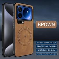 For Xiaomi 17 Pro Max Case for Magsafe Luxury Sheep Leather Skin Magnetic Matte Cover for Xiaomi Mi 17pro Anti-drop Bumper for xiaomi 17pro max ruda