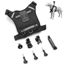 Professional Dual Mount Dog Camera Harness Padded Pet Vest Bracket For Insta360 DJI GoPro Chest And Back Perspective Video Rig juoda