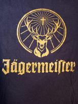 VINTAGE JAGERMEISTER T-shirt..SIZE LARGE..22 PITS M