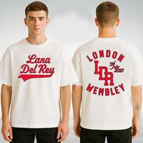 Nauja!!! Lana Del Londonas Wembley 2026 m. liepos 3 d. Marškinėliai XXL