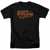 Scott Weiland and The Wildabouts Logo T-shirt Licensed Rock N Roll Music Black XXL