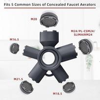 1Pc Faucet Aerator Key 10 In 1 ABS Faucet Aerator Removal Tool For Threaded Aerator/Aerator With Housing Cut Edge&Round
