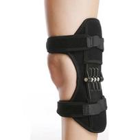 1 Pcs Knee Protection Booster Power Support Knee Pads Powerful Rebound Spring Force Sports Reduces Soreness Cold Leg Protection black