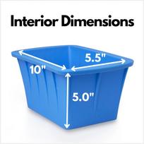 Ice Block Mold Extra Large Ice Box Large Silicone Box Super Ice Box mėlyna
