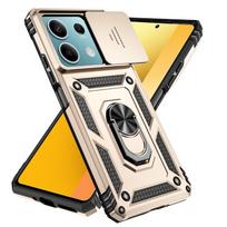 For Xiaomi Redmi Note 13 5G Case For Xiaomi Redmi Note 13 5G Cover Shockproof Armor Hard PC Silicon Slide Camera Len Phone Cover Redmi Note 13 5G