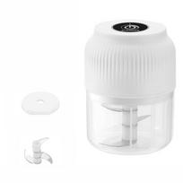 Portable Electric Garlic Masher Wireless Kitchen Food Chopper  Baby Food Preparation 300ml blue