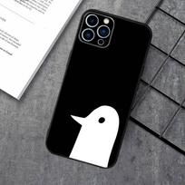 G-Goodnight P-Punpun Phone Case For iPhone 17,16,15,14,13,12,11,XS,XR,X,8,7,Pro,Max,Plus,Mini,Air,e Silicone Black Cover iPhone12