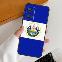 El Salvadoro vėliava skirta Realme GT7 GT6 15 Pro 10 11 12 13 14 Pro Plus C65 C63 C61 C55 C51 C53 C35 C75 C67 dėklui Realme 13 Pro Plus
