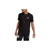Adidas Messi Icon Print Crew Neck Short Sleeve T-Shirt Men Tops Black GL1988 L