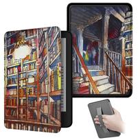 Multi-Image Protective Leather Case for Kindle 2024 - Fits 11th Gen 2022 E-Readers Painted Handheld (6-inch)