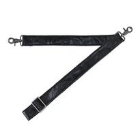 Adjustable Black Leather Crossbody Shoulder Bag Strap - Luggage Accessory juoda spalva