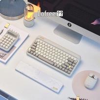 LOFREE OE914 Terrazzo 84-Key Tri-Mode Hotswap Mechanical Keyboard