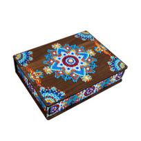 DIY Diamond Painting Storage Box Kit Sparkling Dustproof Embroidery Cross Stitch C