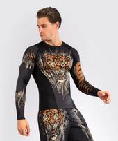 Venum Rashguard Tiger Long Sleeve Black/Neon Orange M