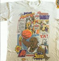 26 Vintage Charles Barkley Comic Caricature White T-Shirt Unisex T-Shirt XL