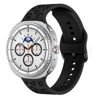 For Samsung Galaxy Watch 8 classic 46mm band Engraved sport Silicone Leopard loop Bracelet correa Galaxy watch 8 40mm/44mm strap Galaxy watch 8 44mm juoda