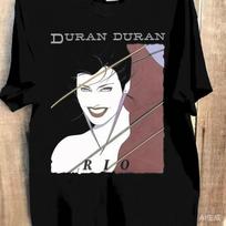 2026 Naujas Amerikietiškas Vintage Duran Rio Vintage Marškinėlis Grafinis Anglies Spalvos Unisex Marškinėlis Vasaros Naujas Vintage Vyriškas ir Moteriškas Streetwear M