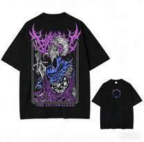 Populiariausias Dark Souls skalbintas marškinėlis Minkštas laisvas Unisex porų stiliaus Personalizuoti gatvės mados drabužiai Anime mėgėjams - M... 3XL įvairiaspalvis
