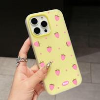 Sweet Pink Strawberry Pattern Phone Case For Redmi 10 11 12 13 14 4G Xiaomi Redmi Note 10 11 12 13 14 Pro 5G 14C 13C 15C Fundas Redmi Note 13 Pro 4G