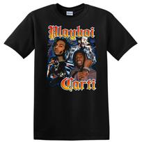 Playboi Carti Graphic T Shirt Vintage Hip Hop Art Fan Tee Music Lovers 3XL