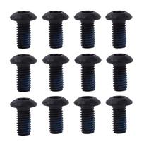 12pcs/box Bicycle Disk Brake Rotor Bolts T25 Brakes Disc Screw M5x10mm Road Bike MTB Road Bicycle Brakes Disc Rotor Screws