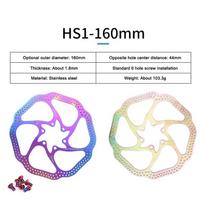 Colorful Disc 6 Bolt HS1 160mm 180mm G3CS 160mm 180mm Bicycle Hydraulic Disc Brake Rotor For MTB Mountain Bike Accessories