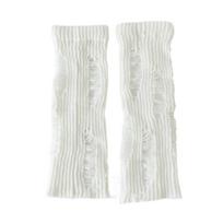 Ripped Leg Warmers Women Pile Up Foot Cover Y2K Preppy Knitted Broken Hole Socks  Autumn balta