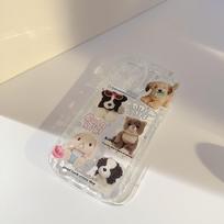 ins wind cat dog iphone13 apple 14 mobile phone case 16 anti-drop 12 glitter 11 suitable for 15pro max women's models 16promax