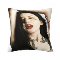 Zhao Lusi Pillow Case Rosy Cushion Cover Soft Pattern Pillow Cover Retro Trendy Pillowcases For Wedding Party Home Decor Peach skin 18*18(CM)-1Pcs