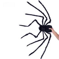 Striking Colorful Spider Halloween Decoration To Transform Your Haunted House Into A Spooky Wonderland Black,30cm